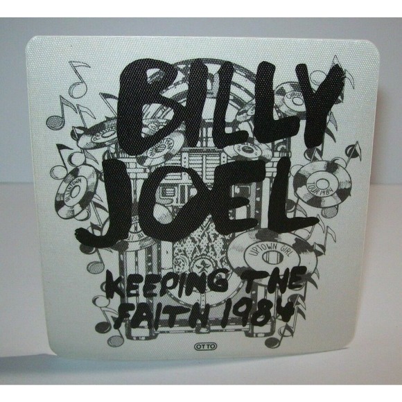 Billy Joel Backstage Pass Keeping The Faith Original 1984 Tour Gift Black Text - Picture 2 of 2